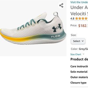 Men’s Under Armour Flow Velocity Running Shoes